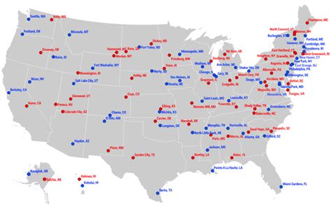 The most liberal and conservative big cities in America, in one chart - Vox