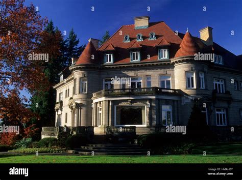 Pittock Mansion Portland Oregon Stock Photo Alamy