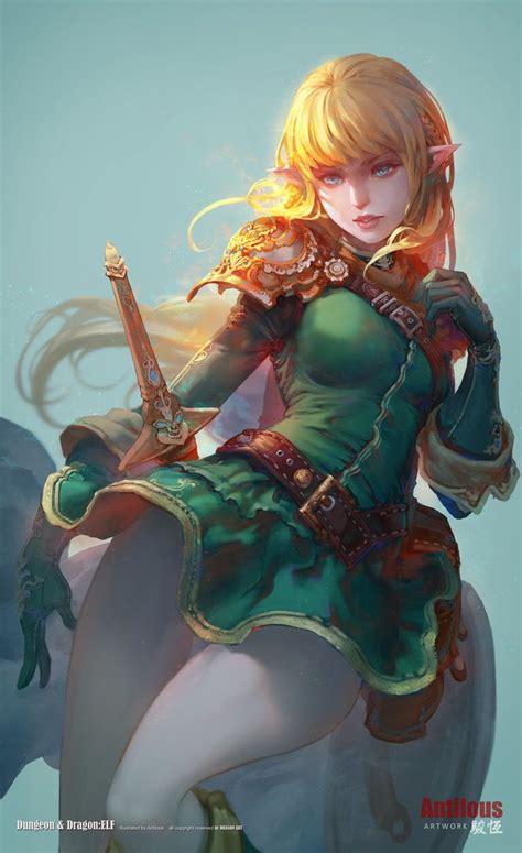 Dungeons And Dragons Elf By Antilous Anime Elf Character Art