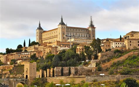 Fondo De Pantalla España Castillo Alcázar Toledo Hd Widescreen Alta
