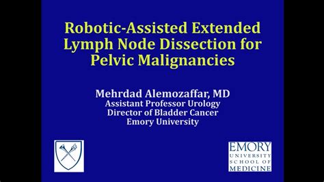 Core Videos 2018 Robotic Assisted Extended Lymph Node Dissection For