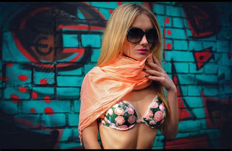 Wallpaper Colorful Women Model Blonde Sunglasses Photography