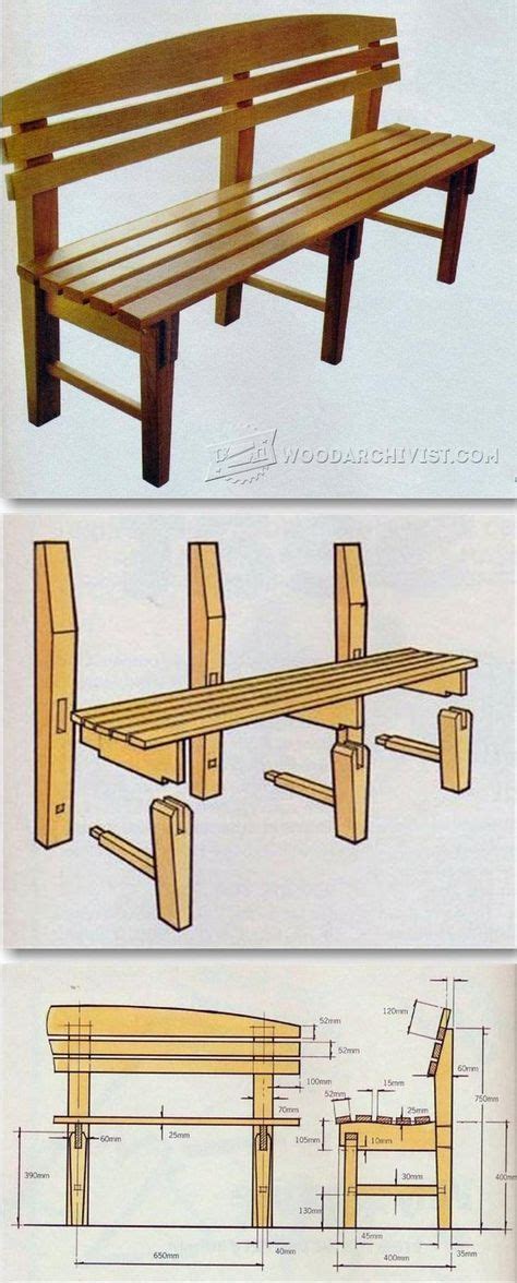 Bench Seat Plans Outdoor Furniture Plans And Projects Woodarchivist