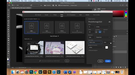 How To Create A New Document In Photoshop Cc Youtube