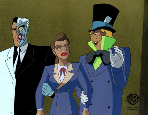 Batman The Animated Series Original Production Cel Two Face Mad