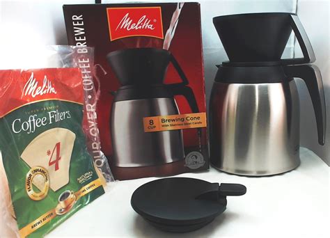 64104 Melitta Thermal Carafe Pour Over Coffee Brewer