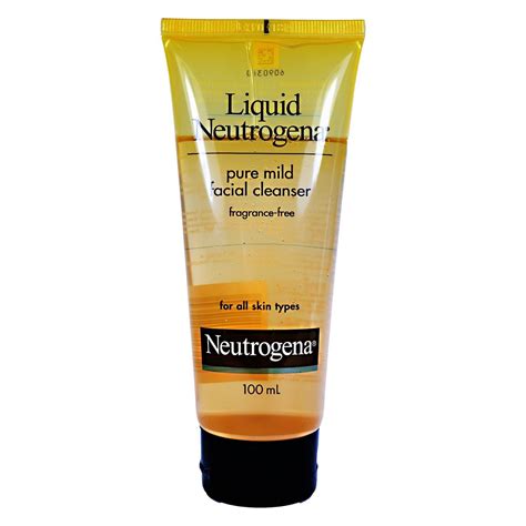 070501811030 Neutrogena Liquid Neutrogena Pure Mild Facial Cleanser 100ml