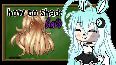 Sketch line that looks like coil. How To Shade Hair  Gacha Life  - YouTube