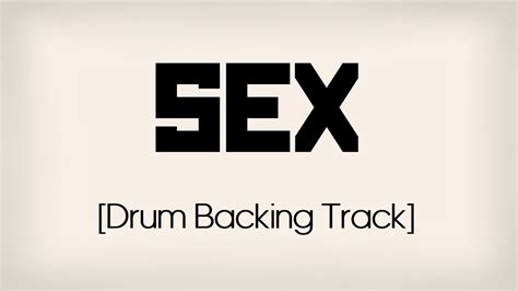 Rammstein Sex Drum Backing Track Youtube