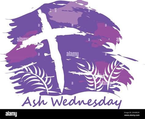 Ash Wednesday Cross Vector Art Ash Wednesday With Cross Blessing