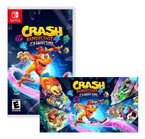 Crash Bandicoot 4 Its About Time Poster Nintendo Switch Envío Gratis