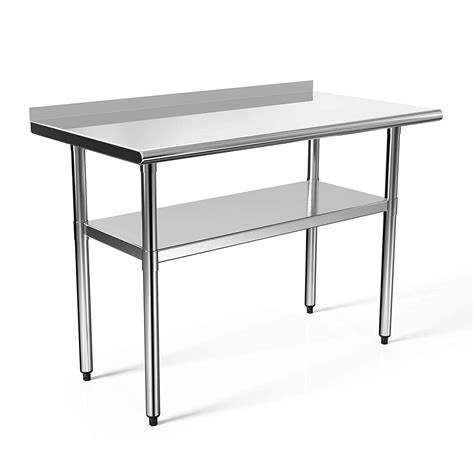 48x24 in Stainless Steel Prep Table NSF Commercial Work ...