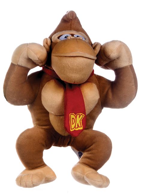 Official New Super Mario Bros Donkey Kong Plush Soft Toy Nintendo Ebay