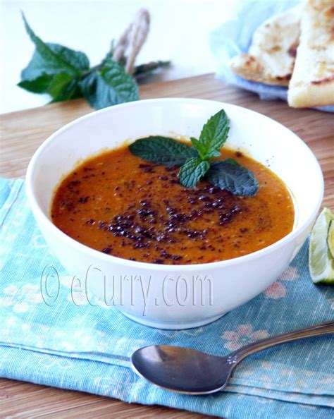 Turkish Red Lentil Soup With Sumac By ECurry Recipe Mushroom