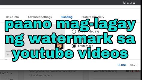 How To Put Watermark On Your Youtube Videos Topictips Phamboy Tv