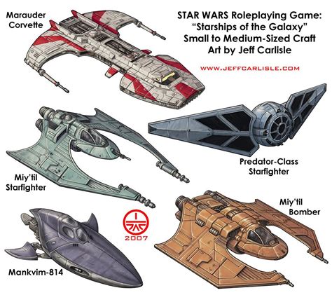Starships Of The Galaxy Small Craft Star Wars Bounty Hunter Star