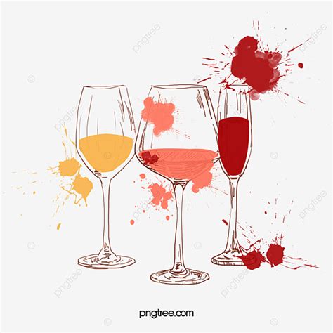 Wine, beer, champagne glass icon set. Wineglass, Creative Wine Glass, Cartoon Glasses, Drawing ...
