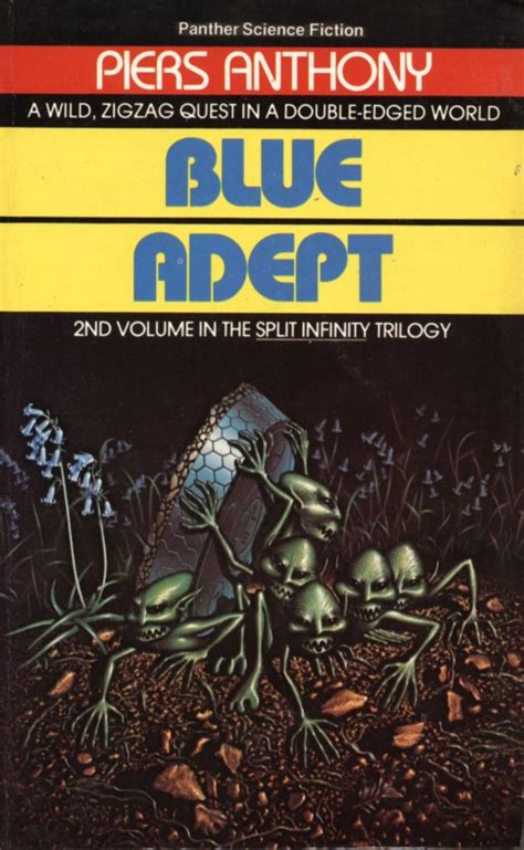 Blue Adept By Piers Anthony Panther 1984 Cover Artist Tim White