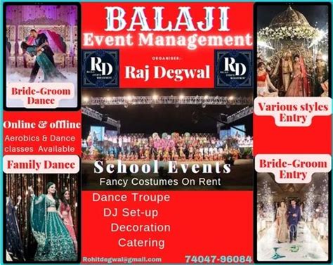 Balaji Event Management Event Management Service And Wedding Sangeet