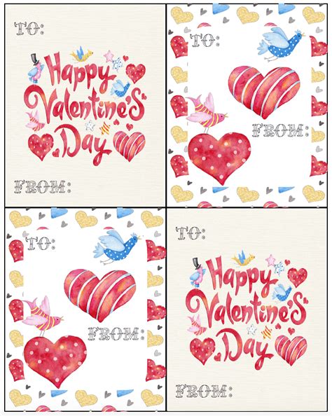 Free Printable Valentine's Day Cards for Kids