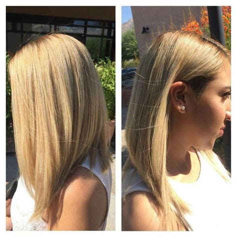 Angling the tips of the hair is another method to brighten up a look. 15 Collection of Angled Long Hairstyles
