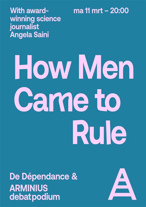 The Patriarchs How Men Came To Rule W Angela Saini Arminius