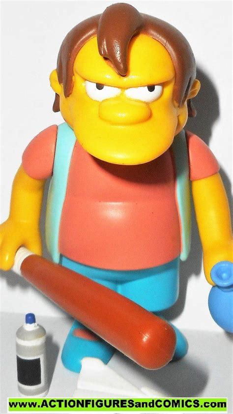 Simpsons Nelson Playmates World Of Springfield Action Figures Action
