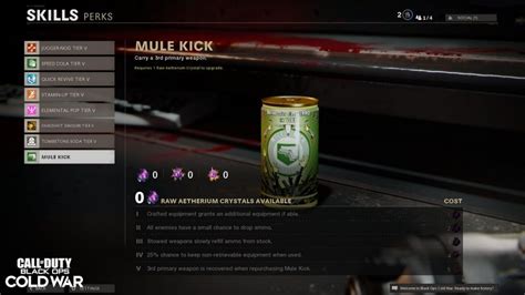 New Mule Kick Perk Now Available In Black Ops Cold War Zombies