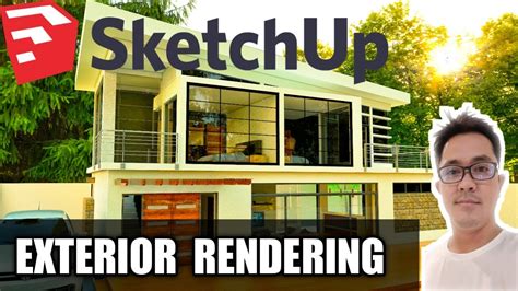 Sketchup Vray Exterior Sketchup Render Tutorial Youtube