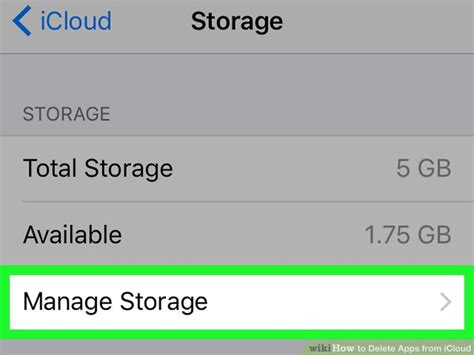 I do not intend to use simply go into the settings app and select icloud, storage and backup and then the manage storage option. 4 Ways to Delete Apps from iCloud - wikiHow