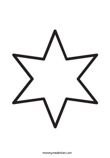 Free Printable Star Templates Giant List Of Shapes And Sizes