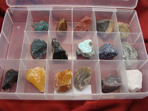 Mineral And Rock Collection Rock Collection Box