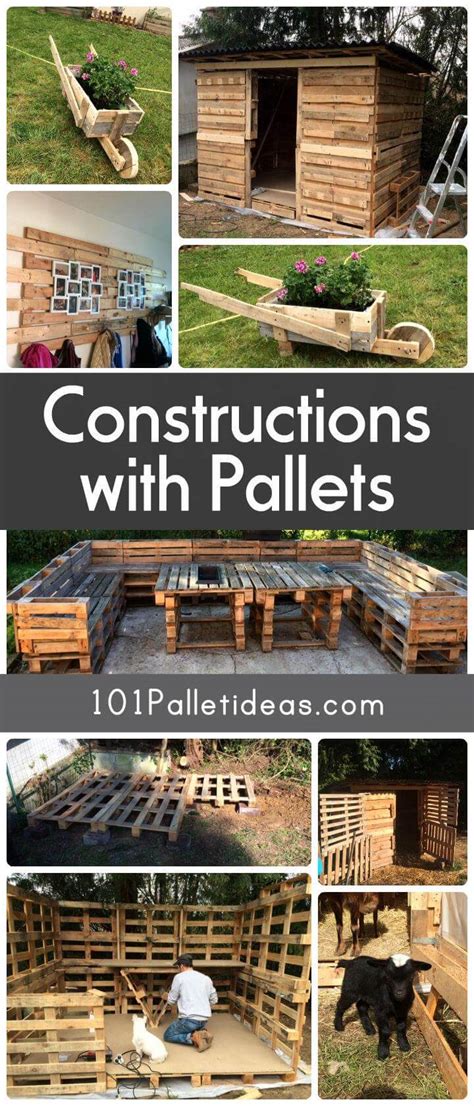 Amazing Constructions With Pallets 101 Pallet Ideas