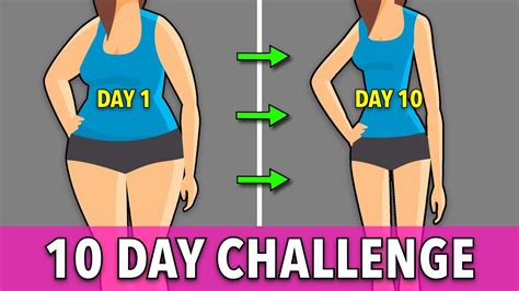Day Body Slimming Challenge Easy Home Exercises Youtube