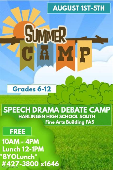 Harlingen South Speech Drama And Debate Hosts Summer Camp