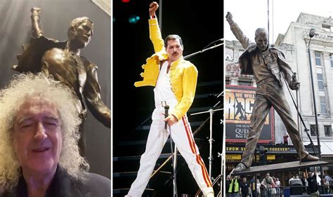 Brian May Unveils New Freddie Mercury Statue At Queens We Will Rock