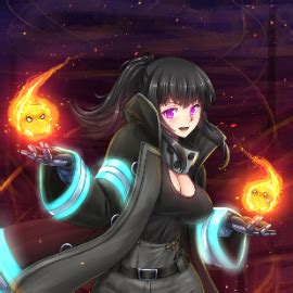 Wallpapers for any device must be properly sized to fit the screen. Maki Oze - Fire Force Co. 8 by ADSouto on Newgrounds
