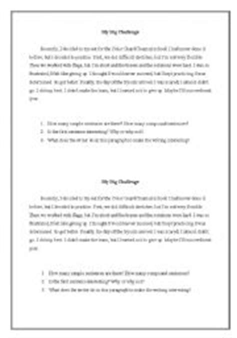 Narrative worksheets