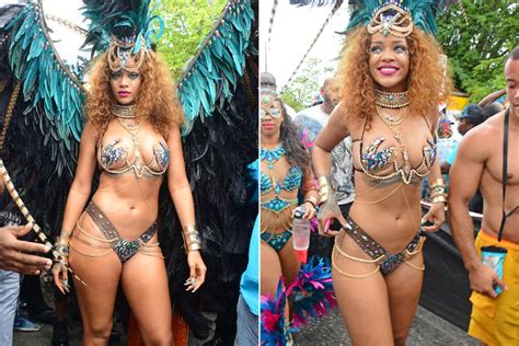 Bejeweled Rihanna Twerks For Barbados’ Carnival Page Six