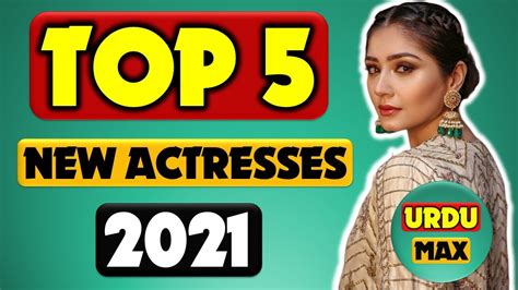 Top 5 New Beautiful Pakistani Actresses List 2021 Youtube