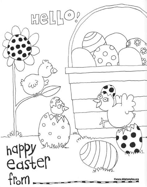 Printable Easter Colouring Pages The Organised Housewife