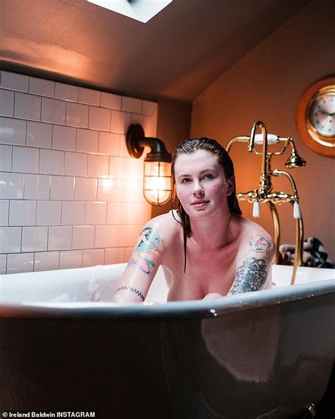 Ireland Baldwin Embraces Natural Beauty While Posing Nude In A Bubble