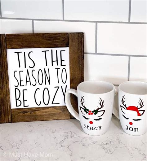 Diy Reindeer Mug Dollar Store Crafts Diy Christmas Mugs Dollar