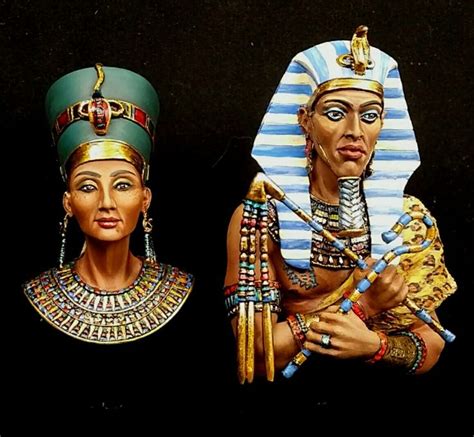 Nefertiti And Akhenaton Egito