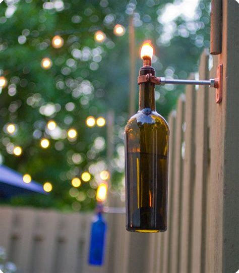 24 Clever Diy Ways To Light Your Home Diy Outdoor Lighting Wine