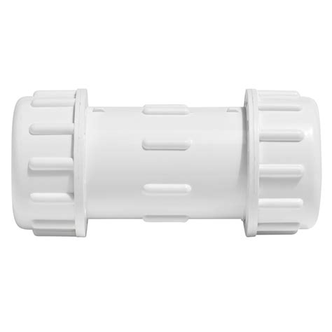 Homewerks Worldwide 2 In Schedule 40 Pvc Compression Coupling In The