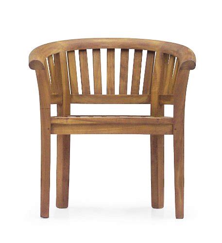 Each tirto furniture chair is assembled by hand. Teak Curved Banana Garden Chair, Outdoor Armchair - Jati Brand, Quality & Value