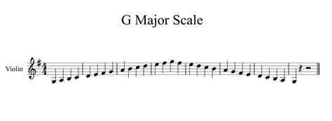 G Major 3 Octave Scale Violin Shakal Blog