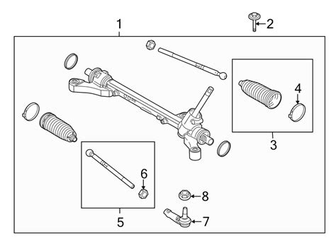 Ae8z3504a Ford Rack And Pinion Assembly Steering Gear Make