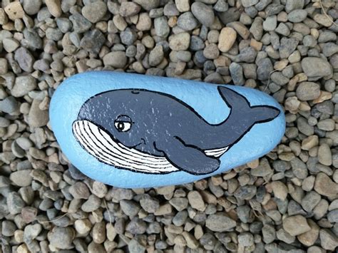 Whale Painted Rock Whale Painting Rock Painting Designs Wal Stone